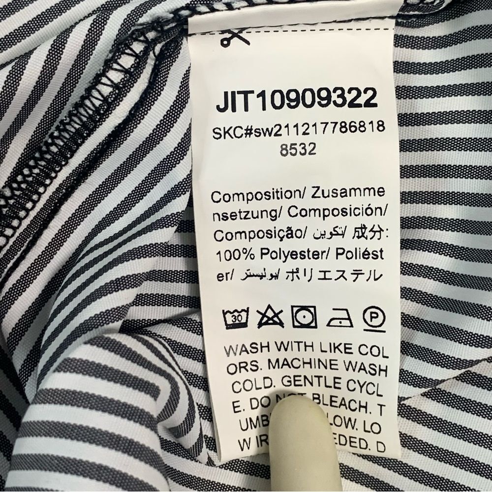 Emery Rose Colorblock Striped Pattern Patch Pocke… - image 5